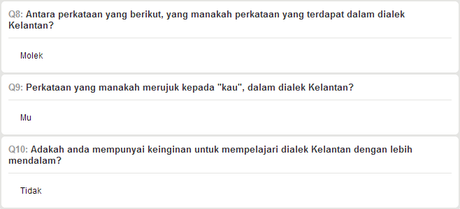 Contoh Soalan Latar Belakang Responden - Terengganu z